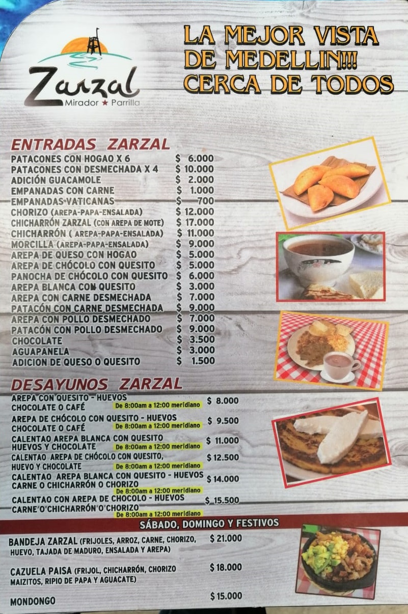 Carta de zarzal mirador — página 1